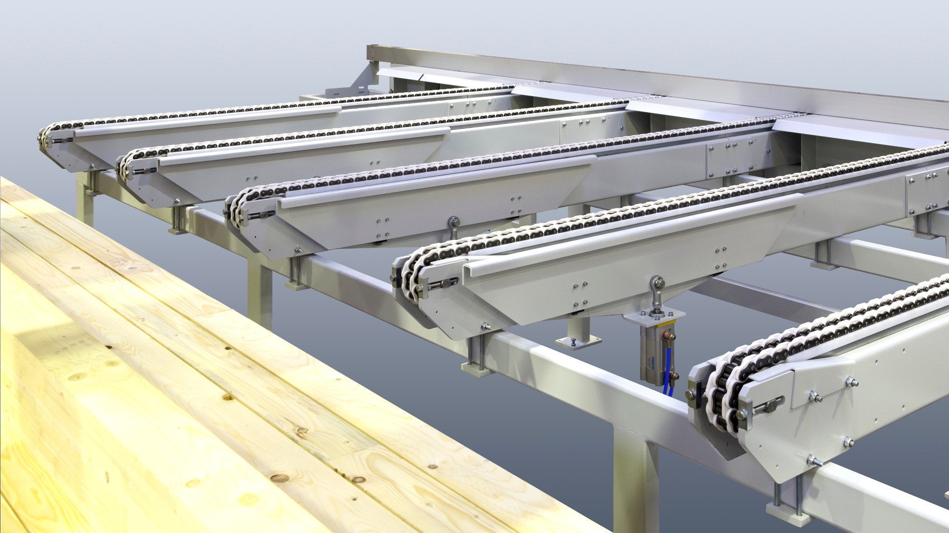 Weinig Dimter Opticut S90 Onderliggende afkortzaag Weinig Dimter Opticut S90 Onderliggende afkortzaag