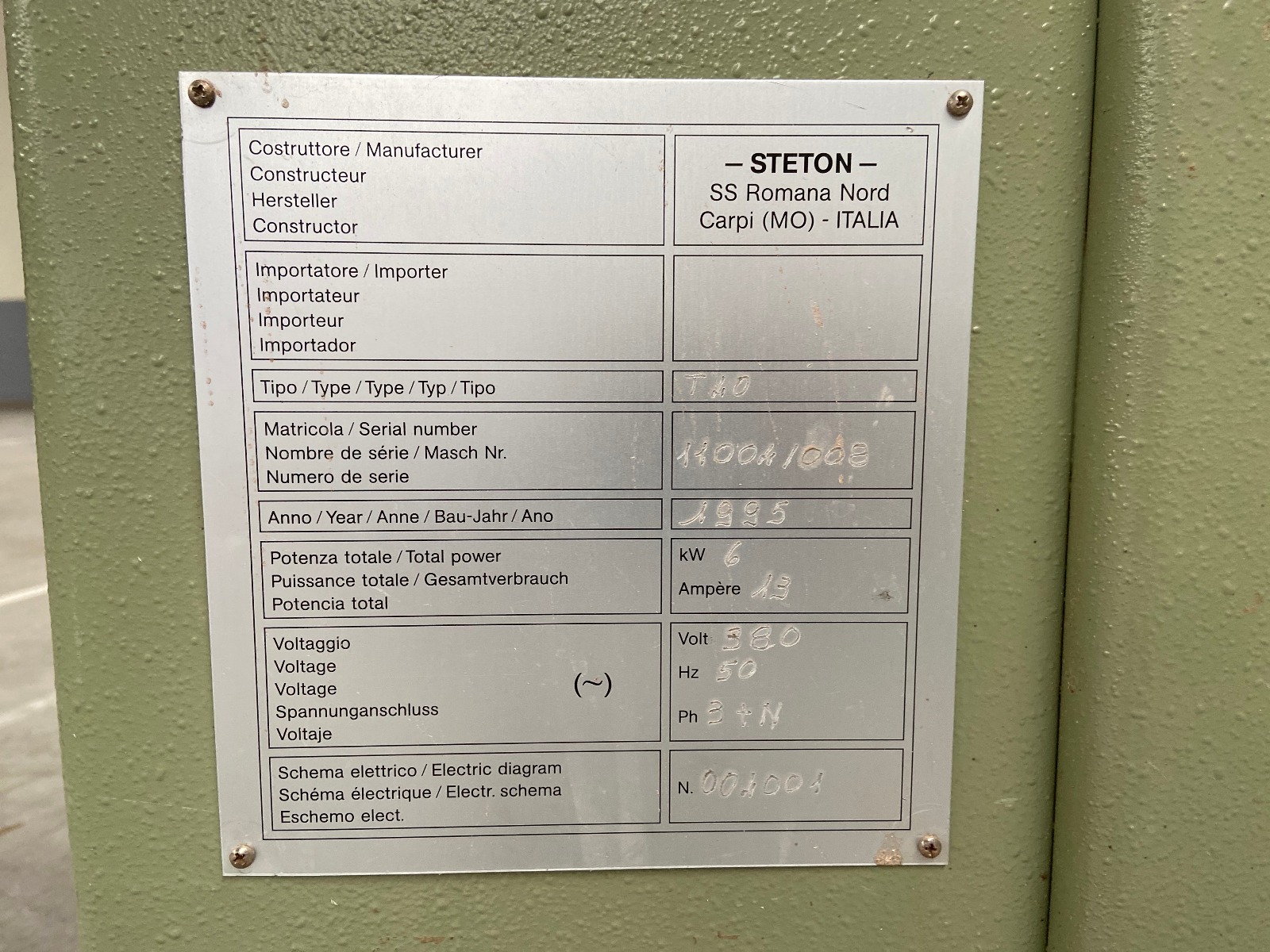 Steton T40 gebruikte tafelfrees