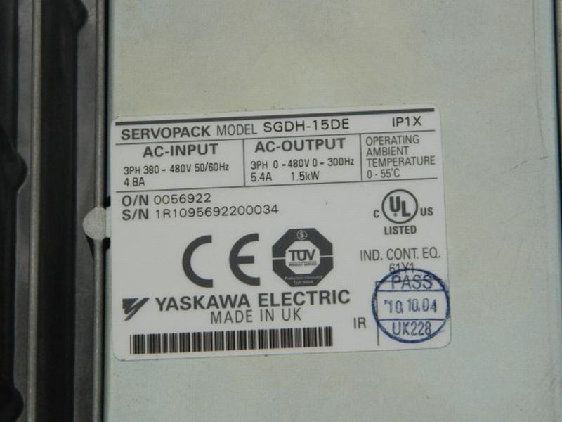 Yaskawa driver SGDH-15DE