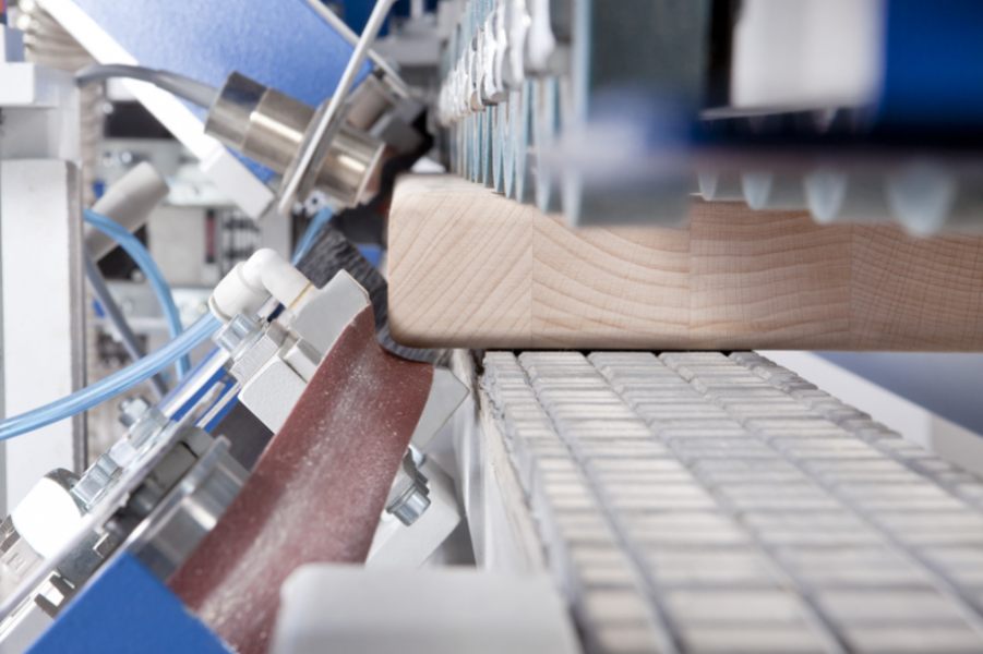 Rehnen KBA automatische kantenschuurmachine Rehnen KBA automatische kantenschuurmachine