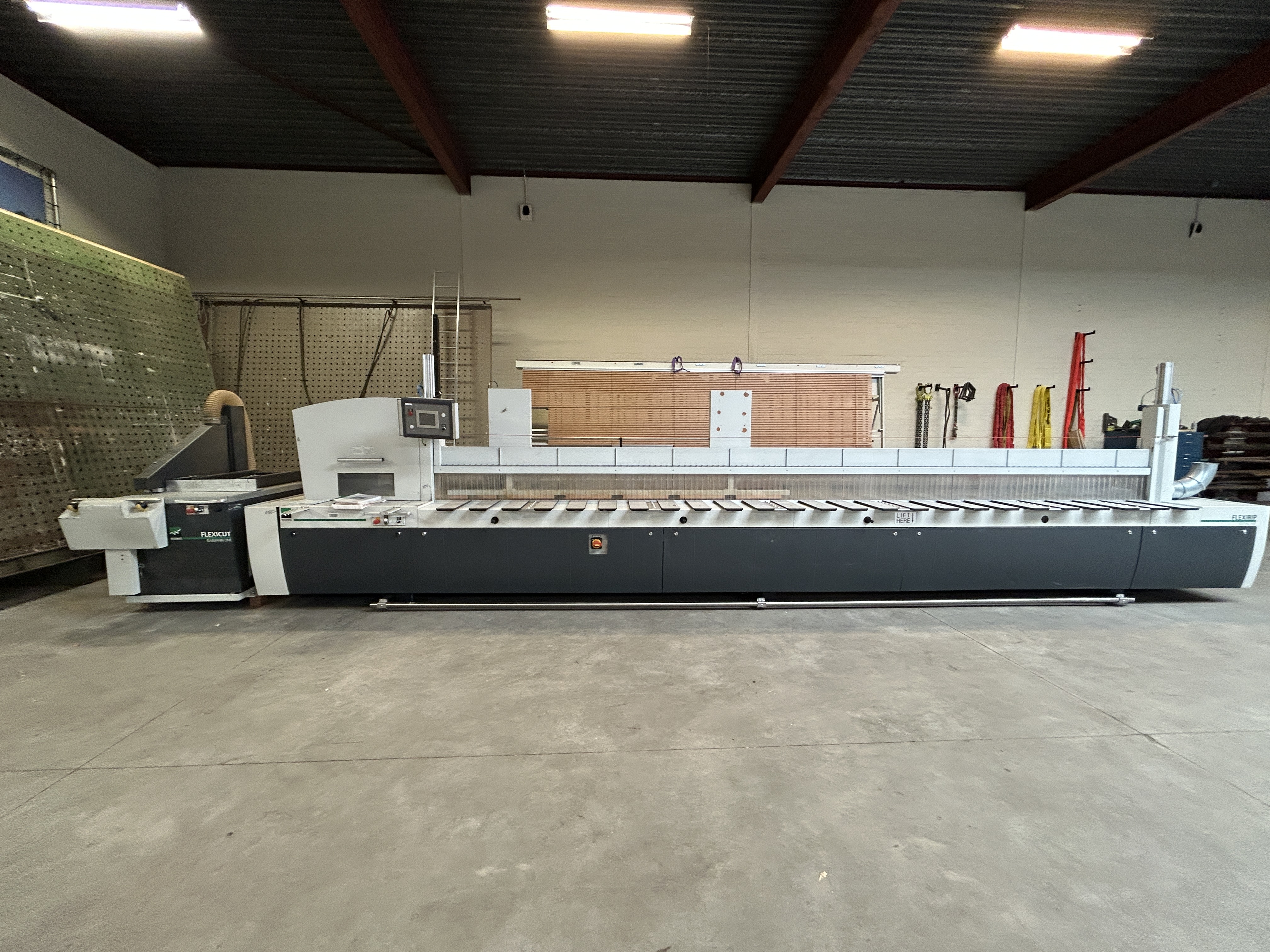 Weinig Raimann Flexirip 6200 gebruikte langszaag & Flexicut afkortzaag