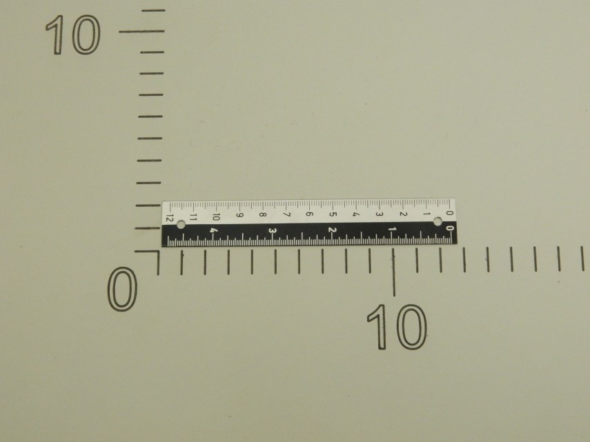 Maatverdeling Lange schaal L120 mm