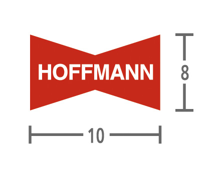 Hoffmann wiggen W2 25,4 mm - 1.000 stuks