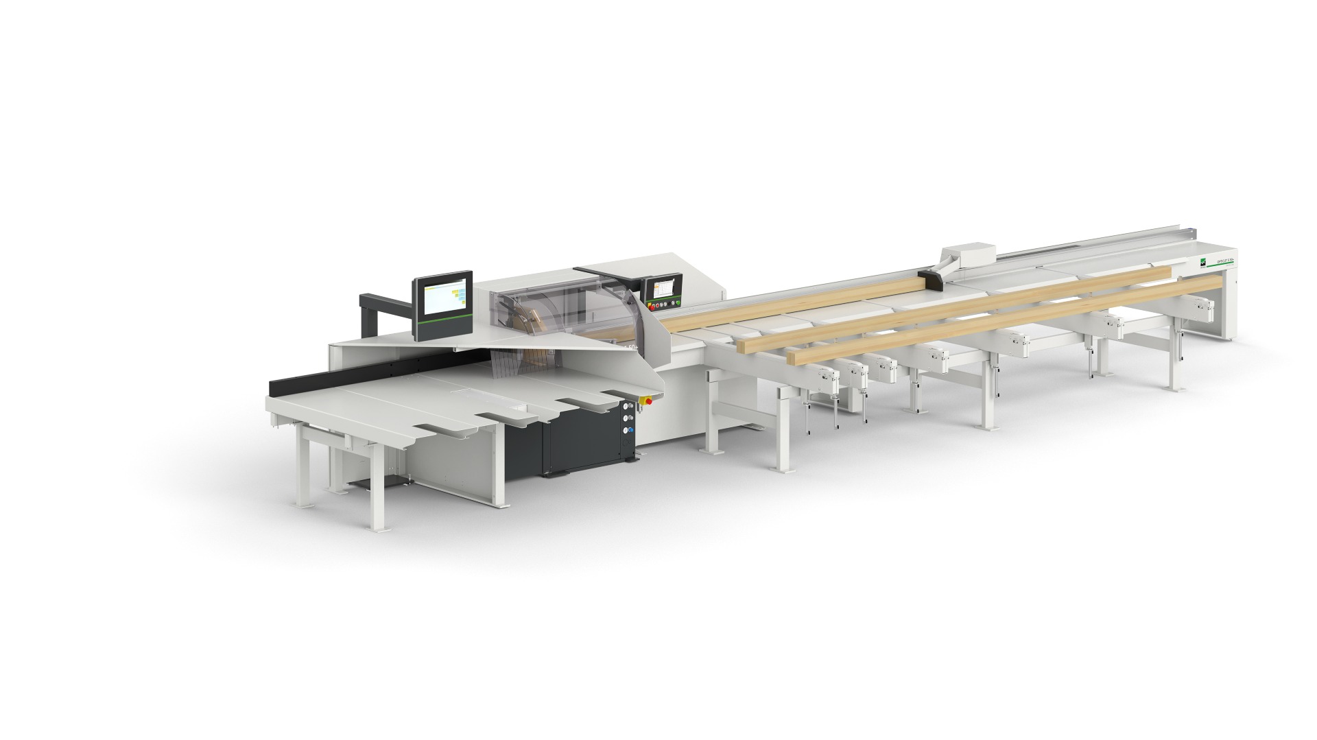 Weinig OptiCut S 50+ automatische afkortzaag Weinig OptiCut S 50+ automatische afkortzaag