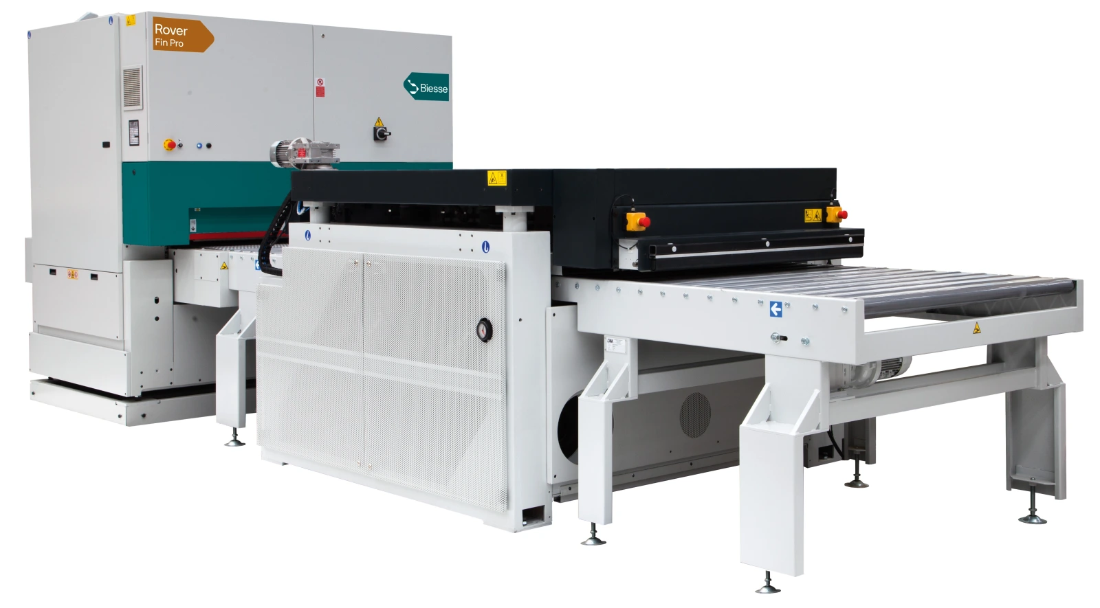 Biesse Rover Fin Pro S P T B Breedbandschuurmachine met onder- en boven schuurunit