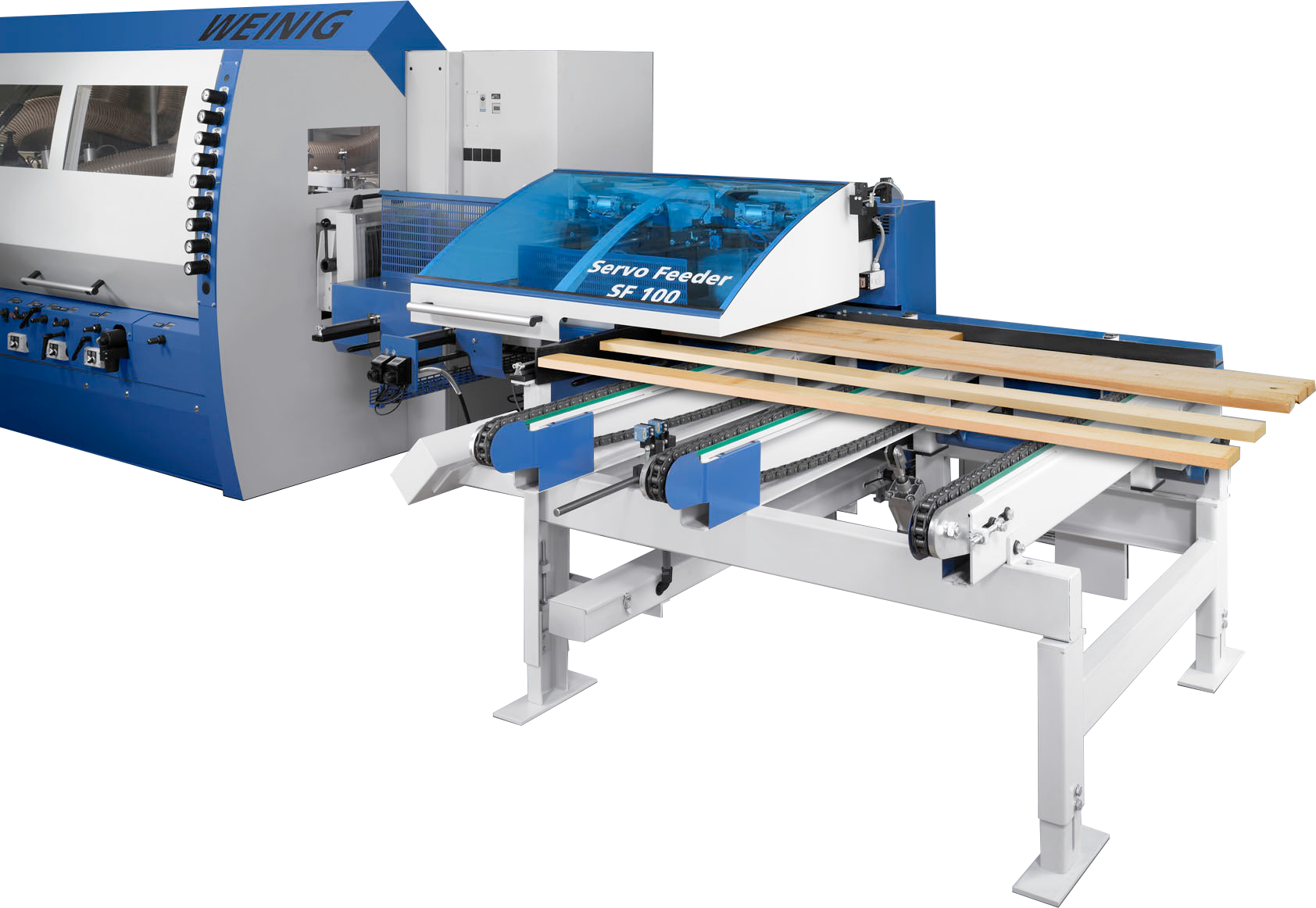 Weinig Highmech automatische invoer/uitvoer voor schaafmachine Weinig Highmech automatische invoer/uitvoer voor schaafmachine