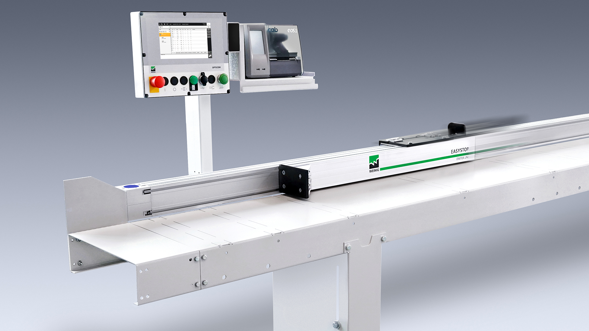Weinig Easystop lengteaanslag met opduwer Weinig Easystop lengteaanslag met opduwer