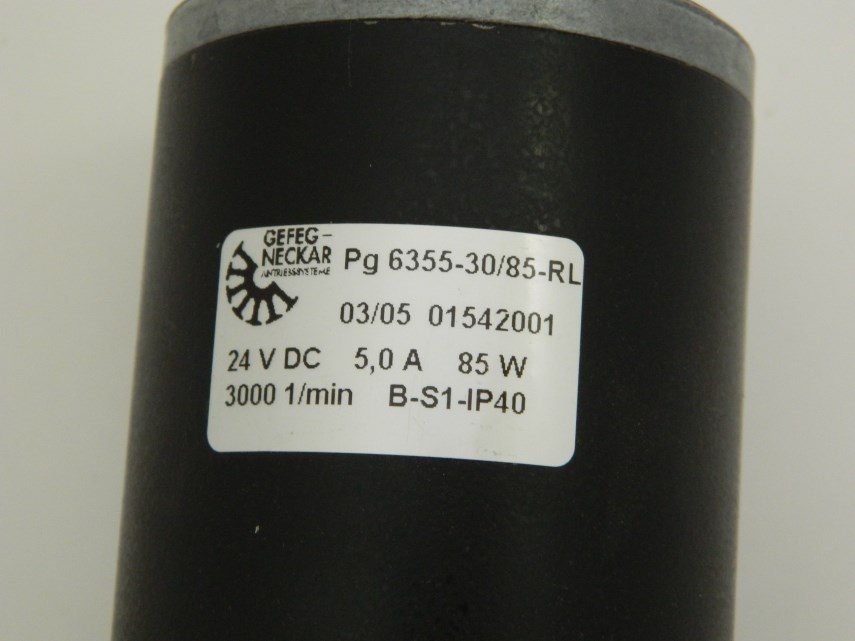 Gelijke stroommotor GR6355 24 V