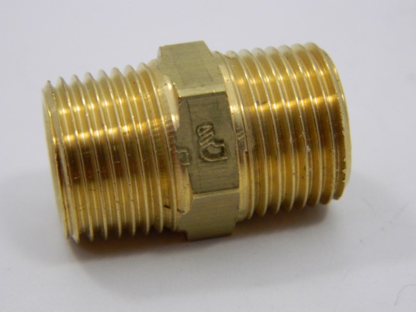 Verloopnippel Bu-bu 3/8"