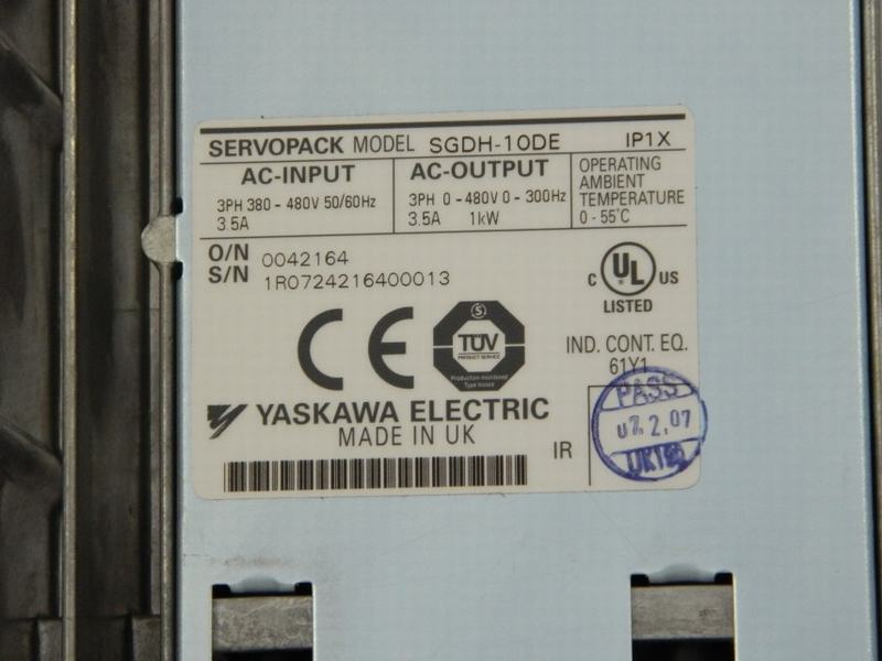 Yaskawa driver SGDH-10DE