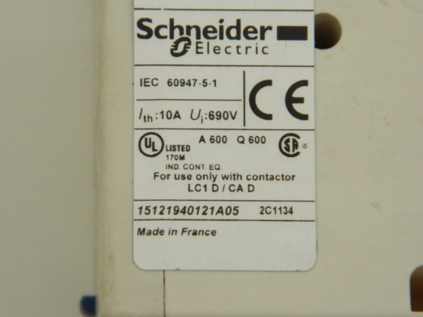 Mechanische vergrendeling LAD6K10B