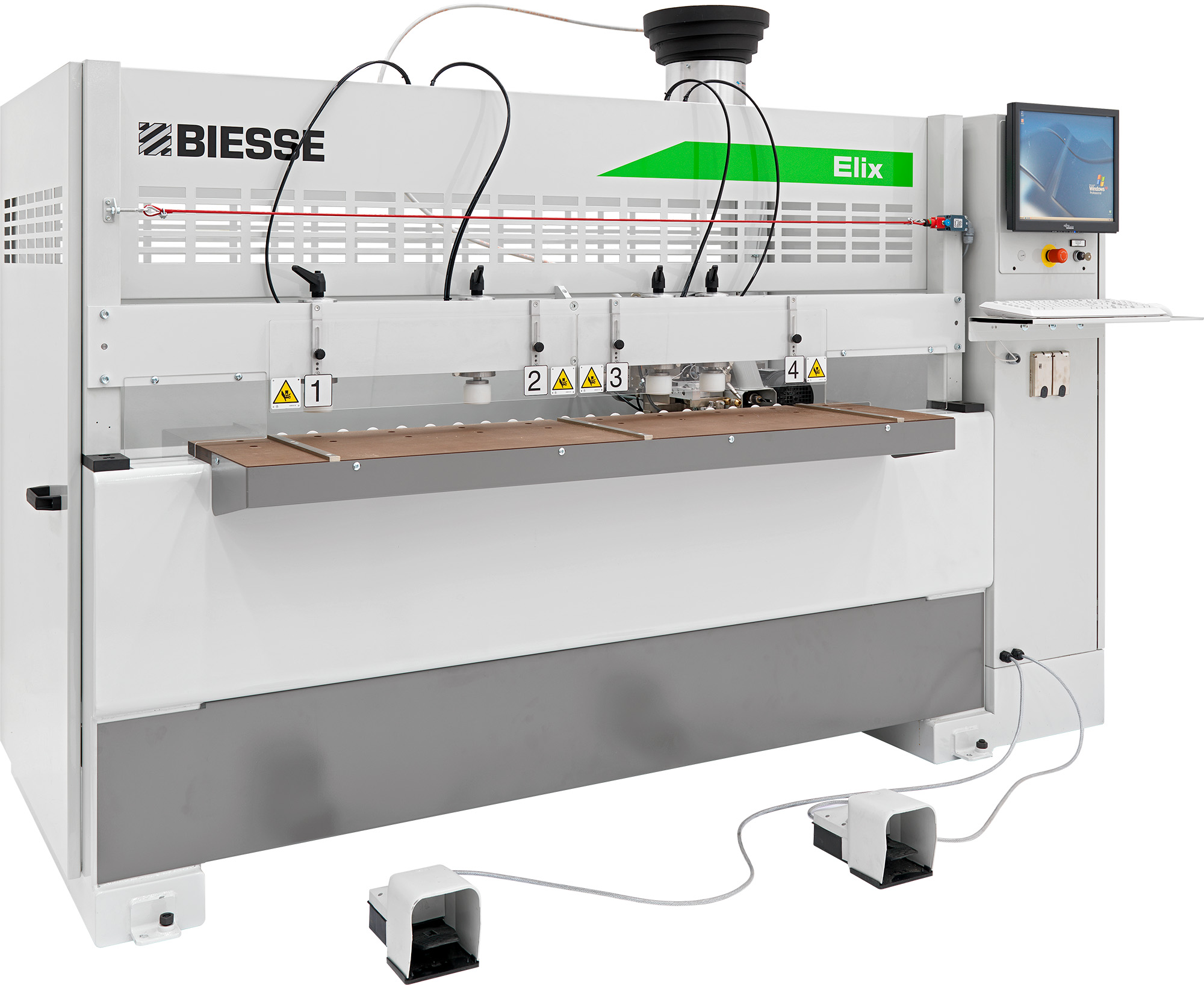 Biesse Elix boor- en deuvelinschietmachine