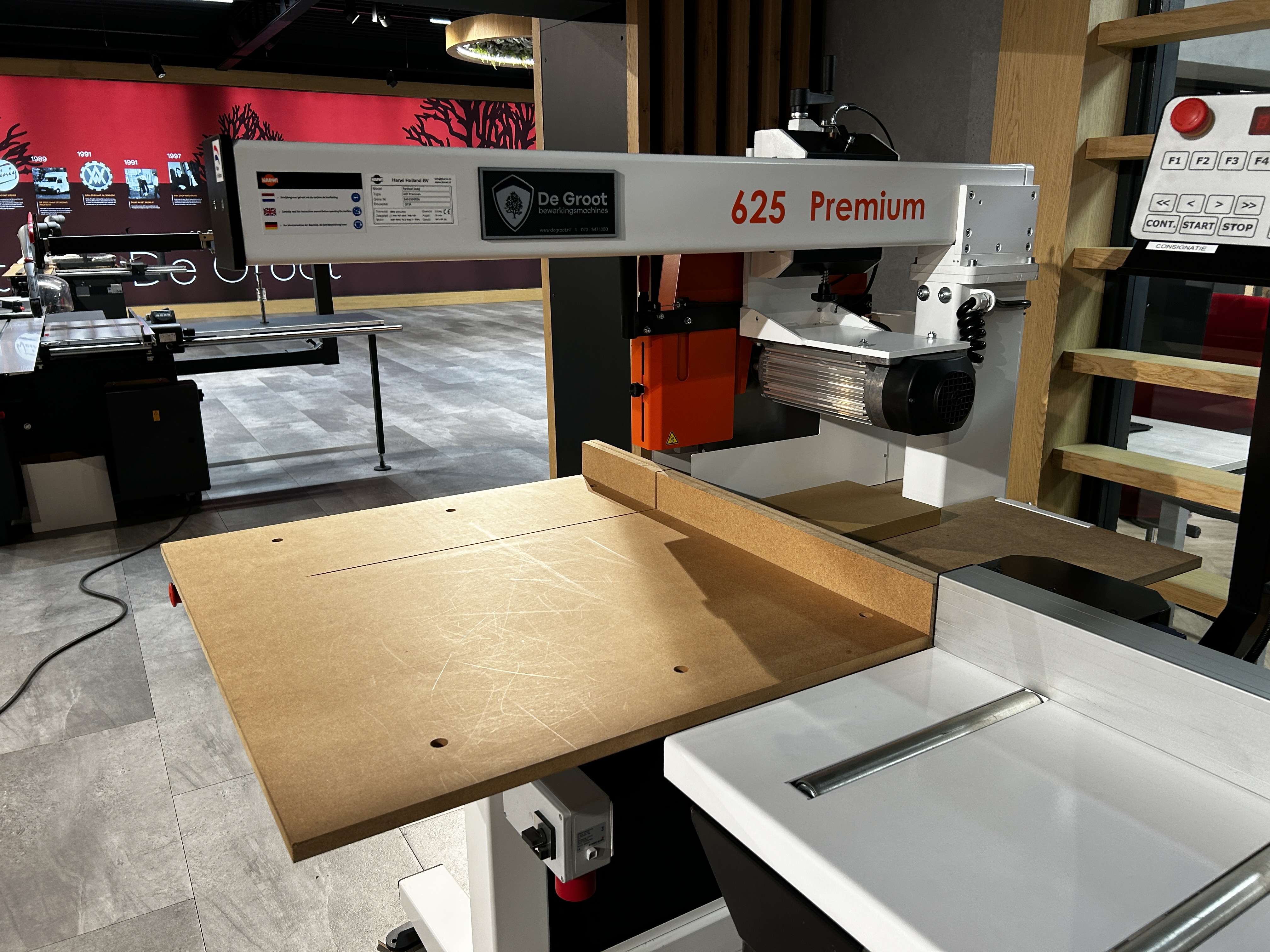 Harwi 625 Premium radiaal afkortzaag (showroommodel)