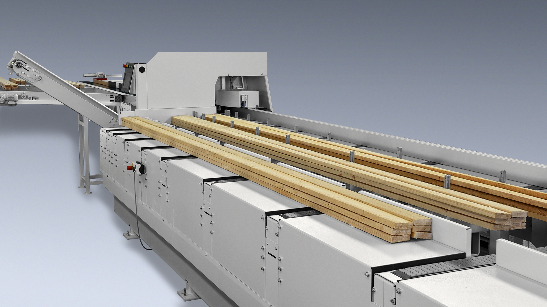 Weinig Dimter Opticut S90 Onderliggende afkortzaag Weinig Dimter Opticut S90 Onderliggende afkortzaag