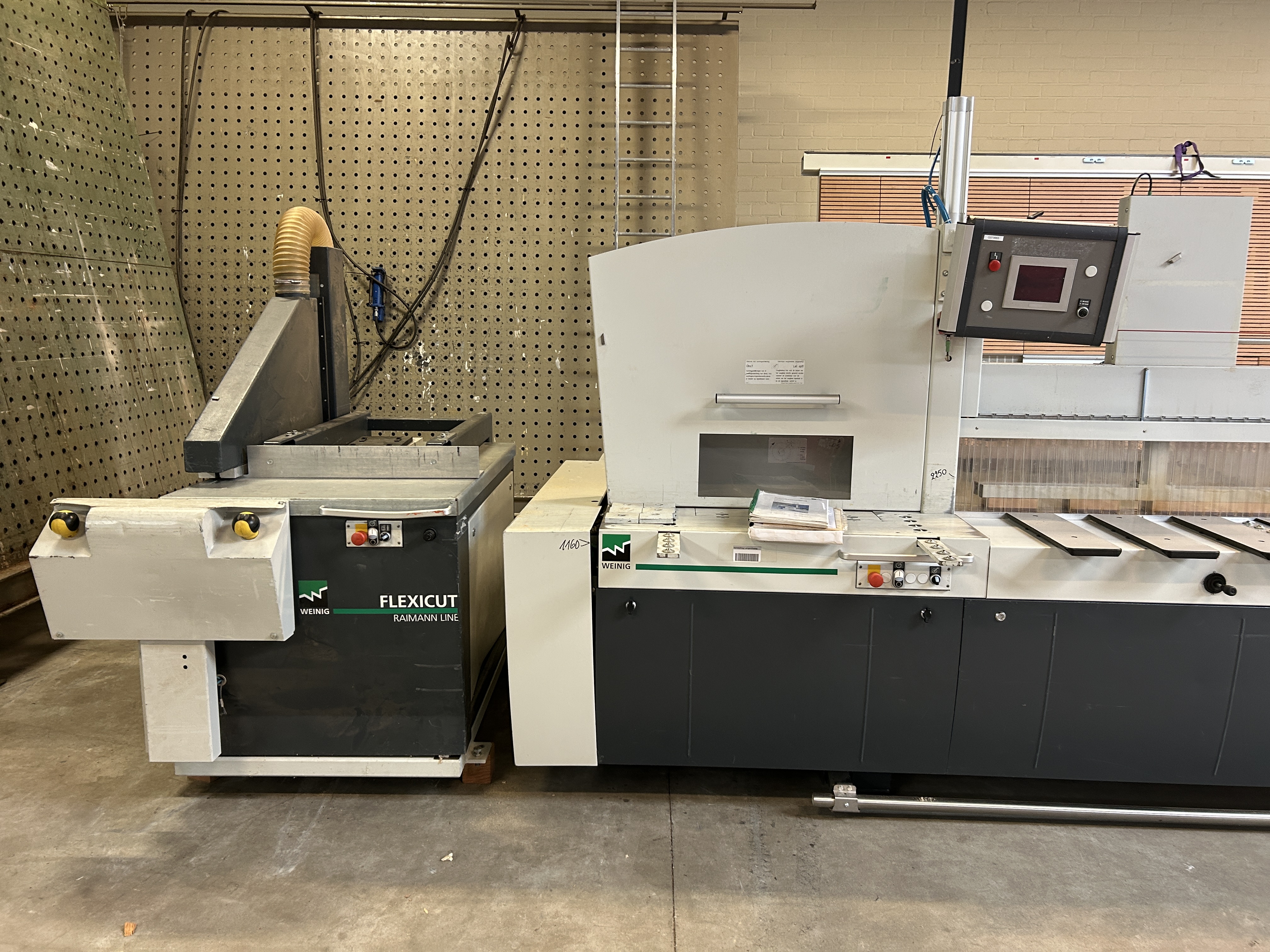 Weinig Raimann Flexirip 6200 gebruikte langszaag & Flexicut afkortzaag