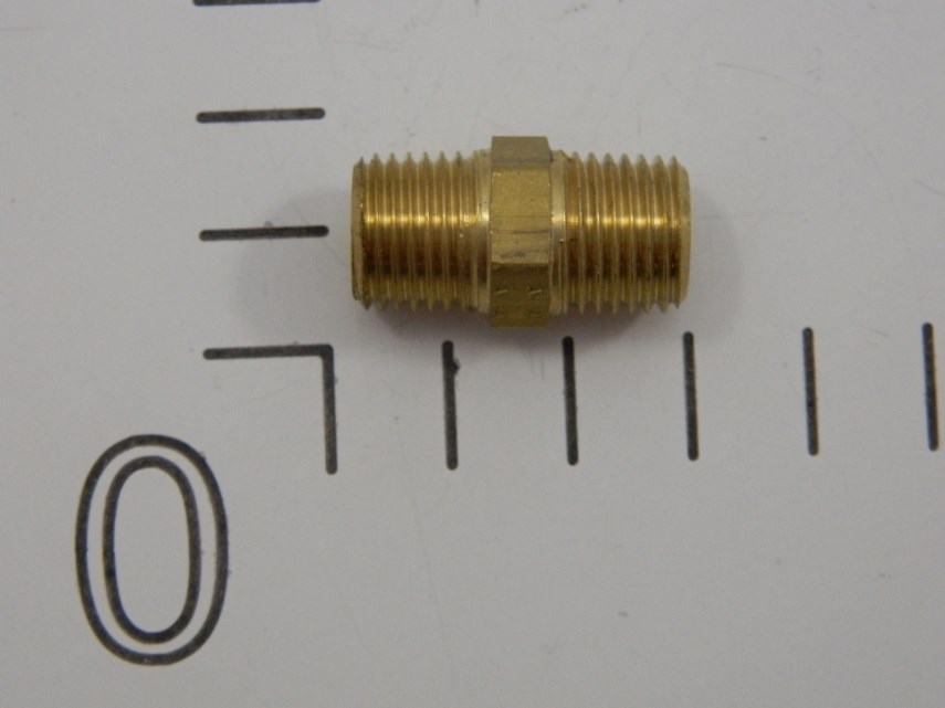 Borstnippel 1/4" - 1/4"