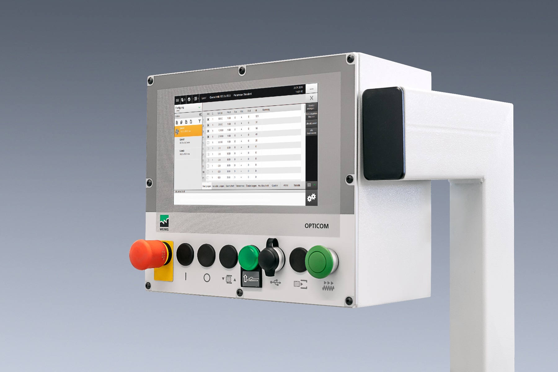 Weinig Easystop lengteaanslag met opduwer Weinig Easystop lengteaanslag met opduwer