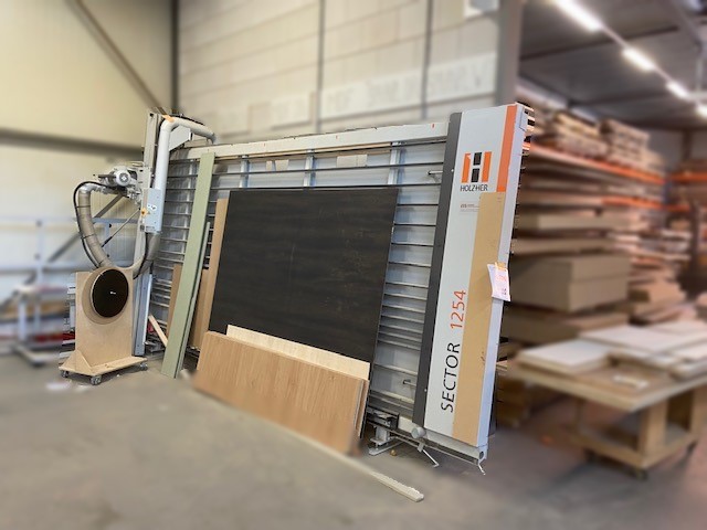 Holz-Her Sector 1254 gebruikte Wandplatenzaagmachine