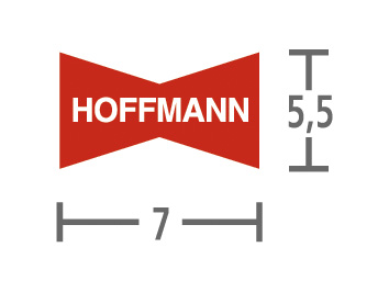 Hoffmann wiggen W1 6,0 mm - 1.000 stuks