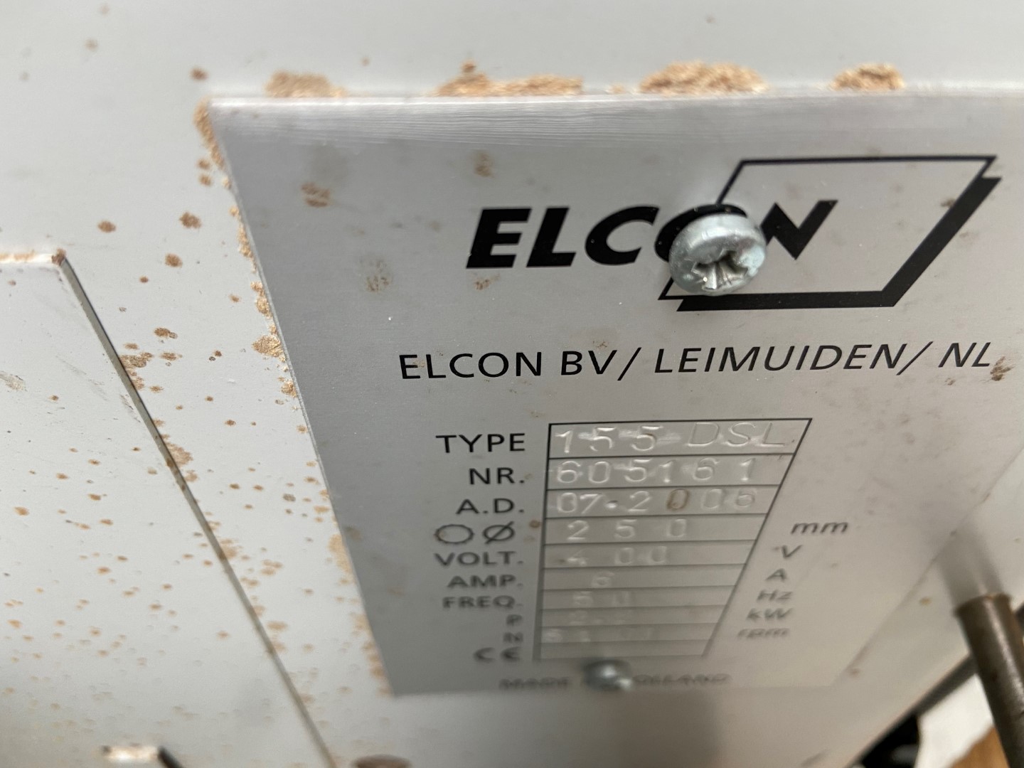 Elcon 155 DSL gebruikte wandplatenzaag