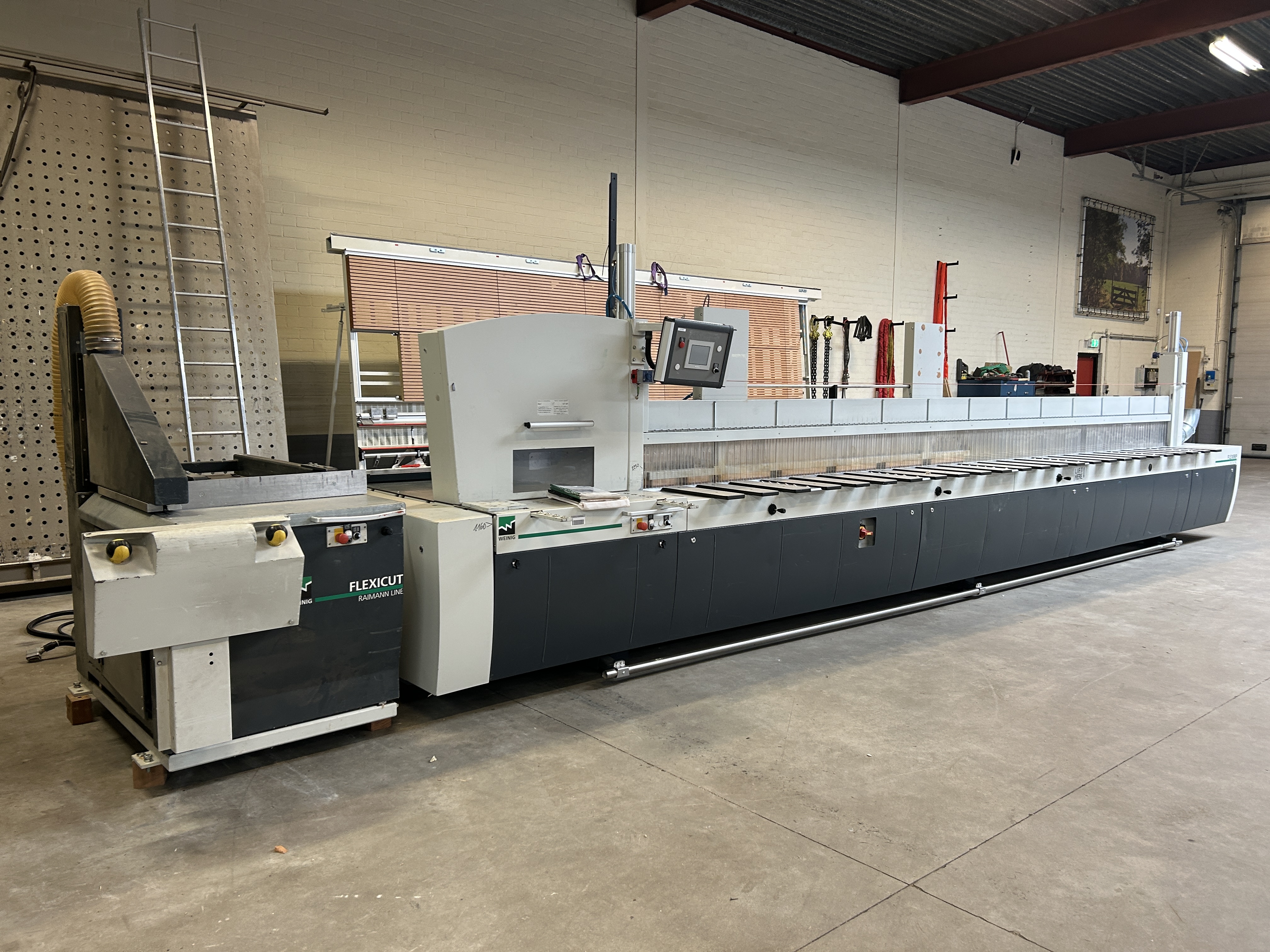 Weinig Raimann Flexirip 6200 gebruikte langszaag & Flexicut afkortzaag