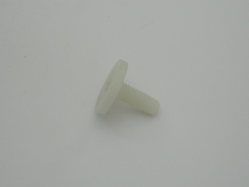 Nylon bout platte kop inbus M8x20