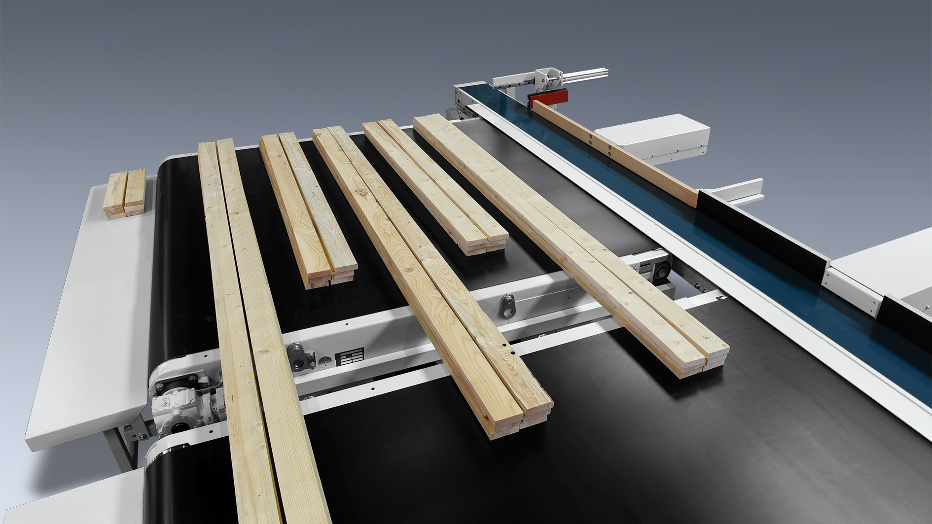 Weinig Dimter Opticut S90 Onderliggende afkortzaag Weinig Dimter Opticut S90 Onderliggende afkortzaag