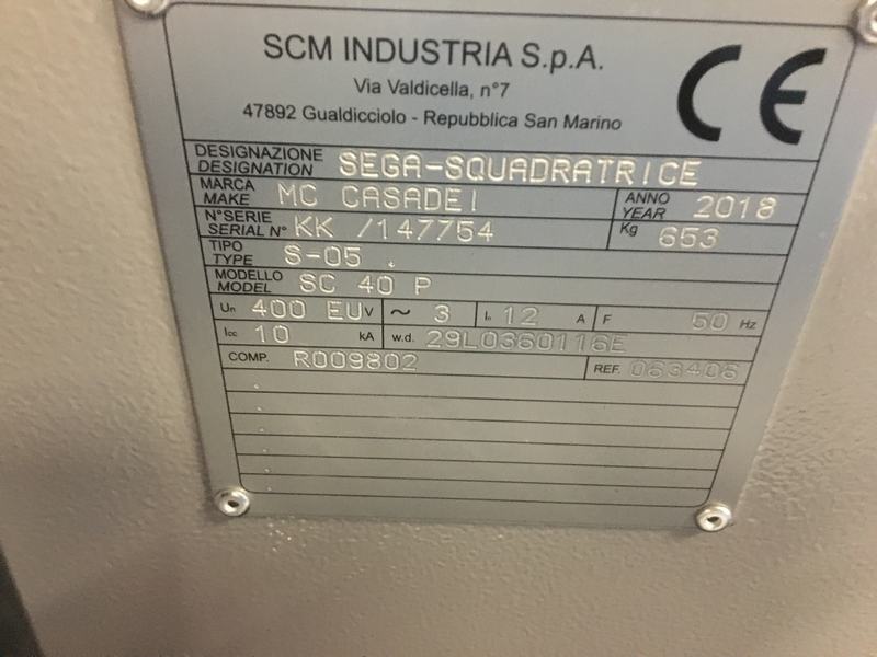 Casadei SC 40P Formaatzaag