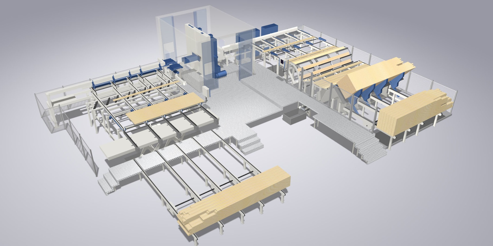 Weinig Highmech automatische invoer/uitvoer voor schaafmachine