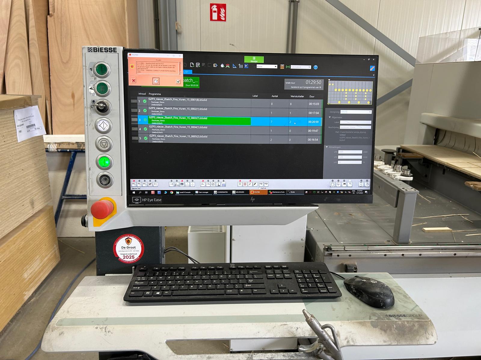 Biesse Rover K 1531 FT gebruikte CNC freesmachine