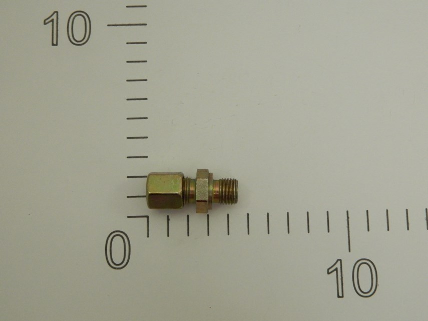 Rechte inschroefkoppeling D6 1/4