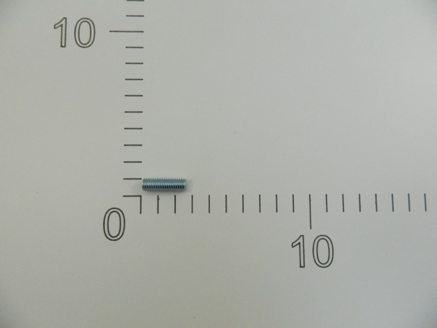 Pin met schroefdraad M8x25