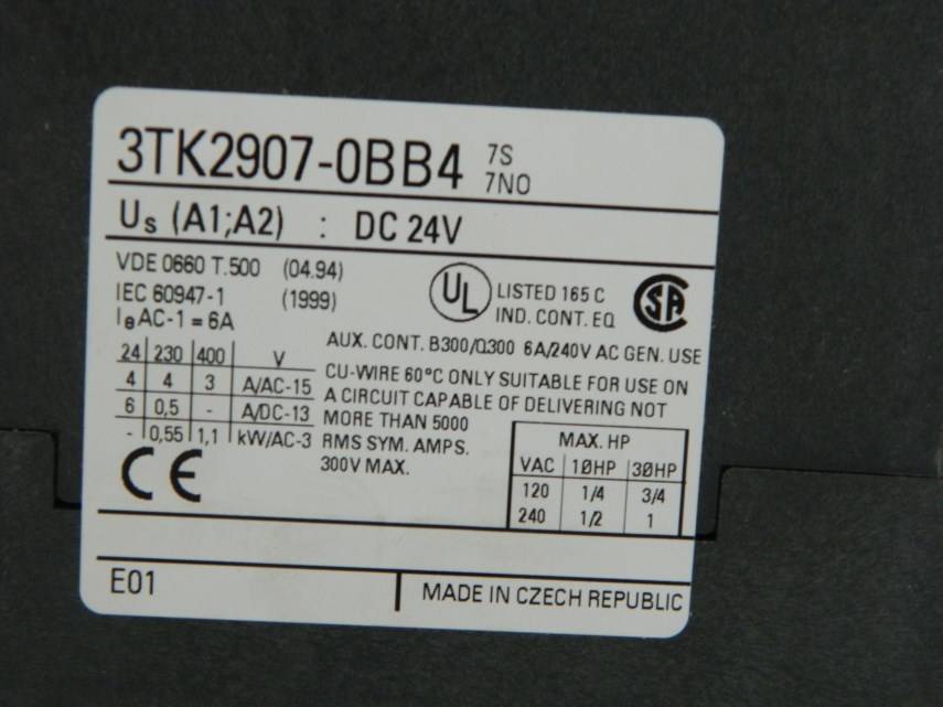 Module 3TK2907-0BB4 24VCC