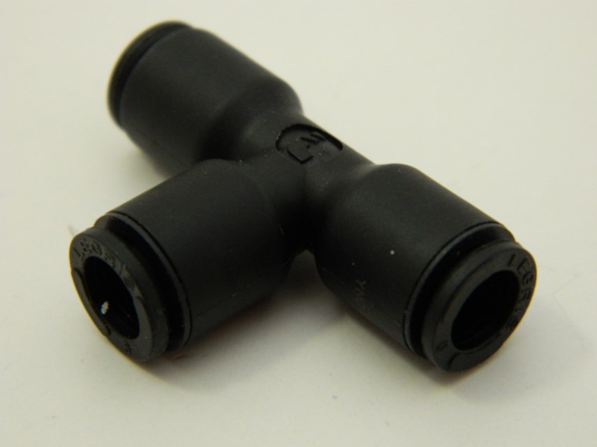 T-stuk insteekkoppeling 6 mm