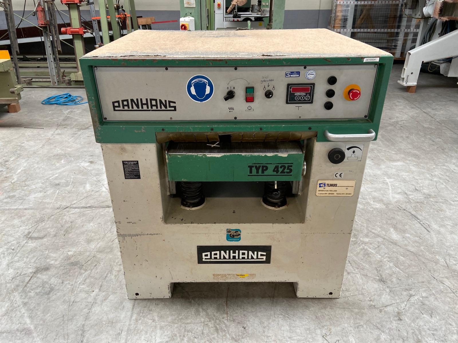 Panhans DH425 gebruikte vandiktebank Panhans DH425 gebruikte vandiktebank