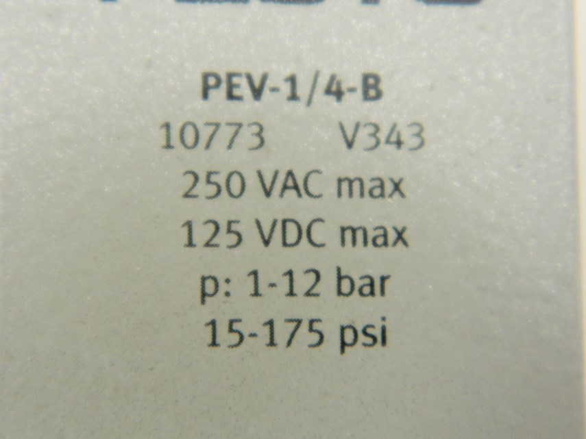 Drukschakelaar PEV-1/4-B
