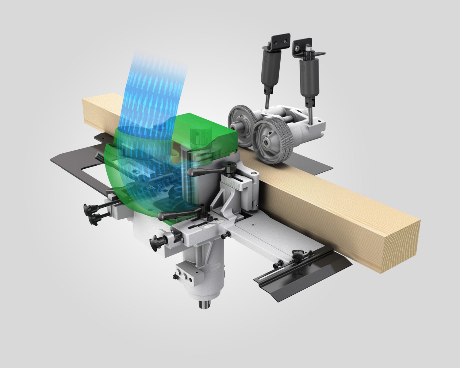 Weinig Powermat 1500 Vierzijdige schaaf- en profileermachine Weinig Powermat 1500 Vierzijdige schaaf- en profileermachine