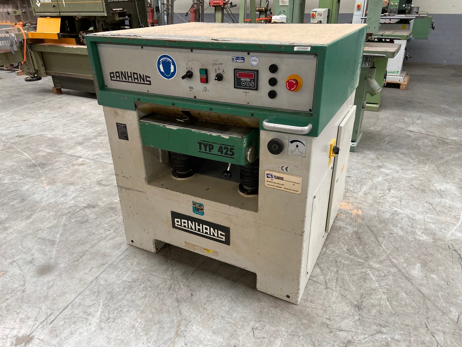 Panhans DH425 gebruikte vandiktebank Panhans DH425 gebruikte vandiktebank