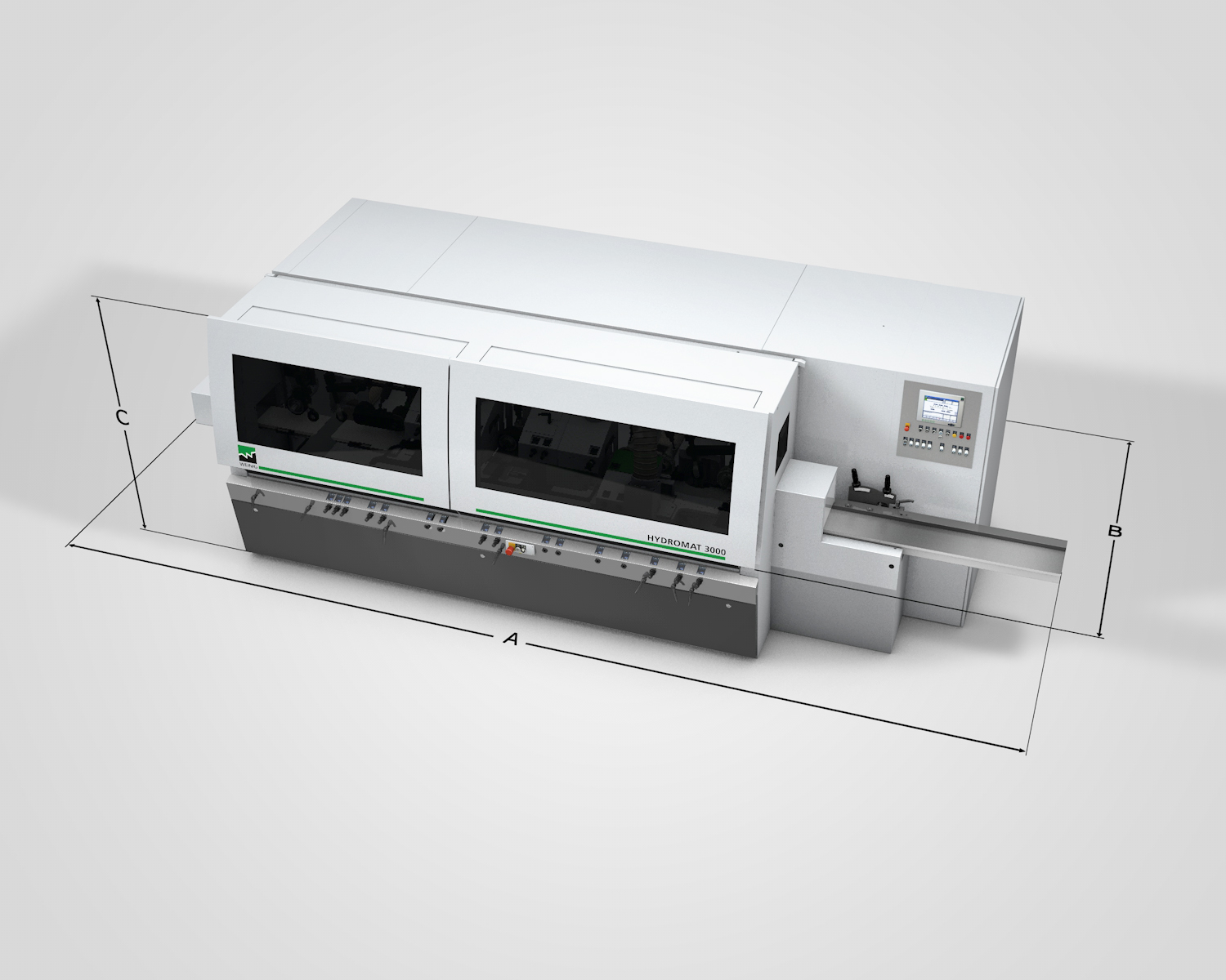 Weinig Hydromat 3000 vierzijdige schaafmachine Weinig Hydromat 3000 vierzijdige schaafmachine