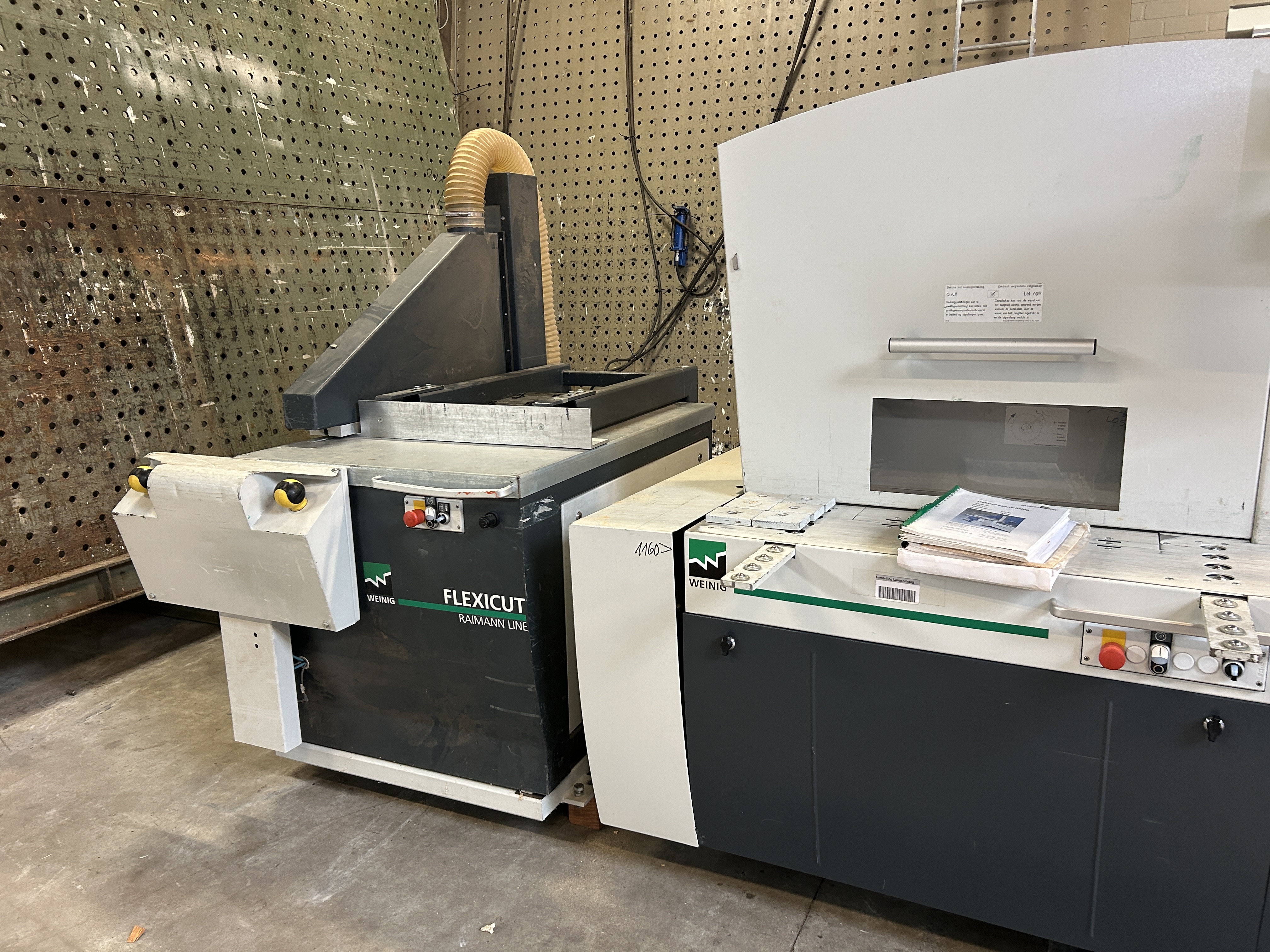 Weinig Raimann Flexirip 6200 gebruikte langszaag & Flexicut afkortzaag