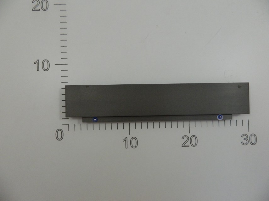 Inlegplaat freesmachine 4,5mn 293x20x60 mm
