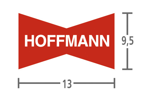 Hoffmann wiggen W2 38,0 mm - 1.000 stuks