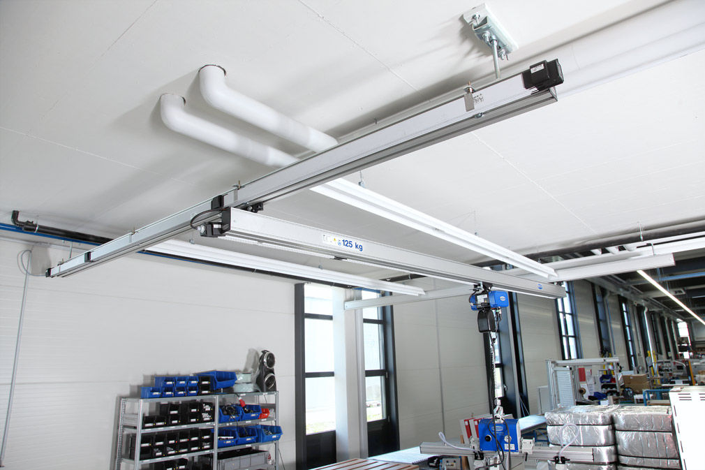 Schmalz Jumbo Vacuümheffer met railsysteem Schmalz Jumbo Vacuümheffer met railsysteem
