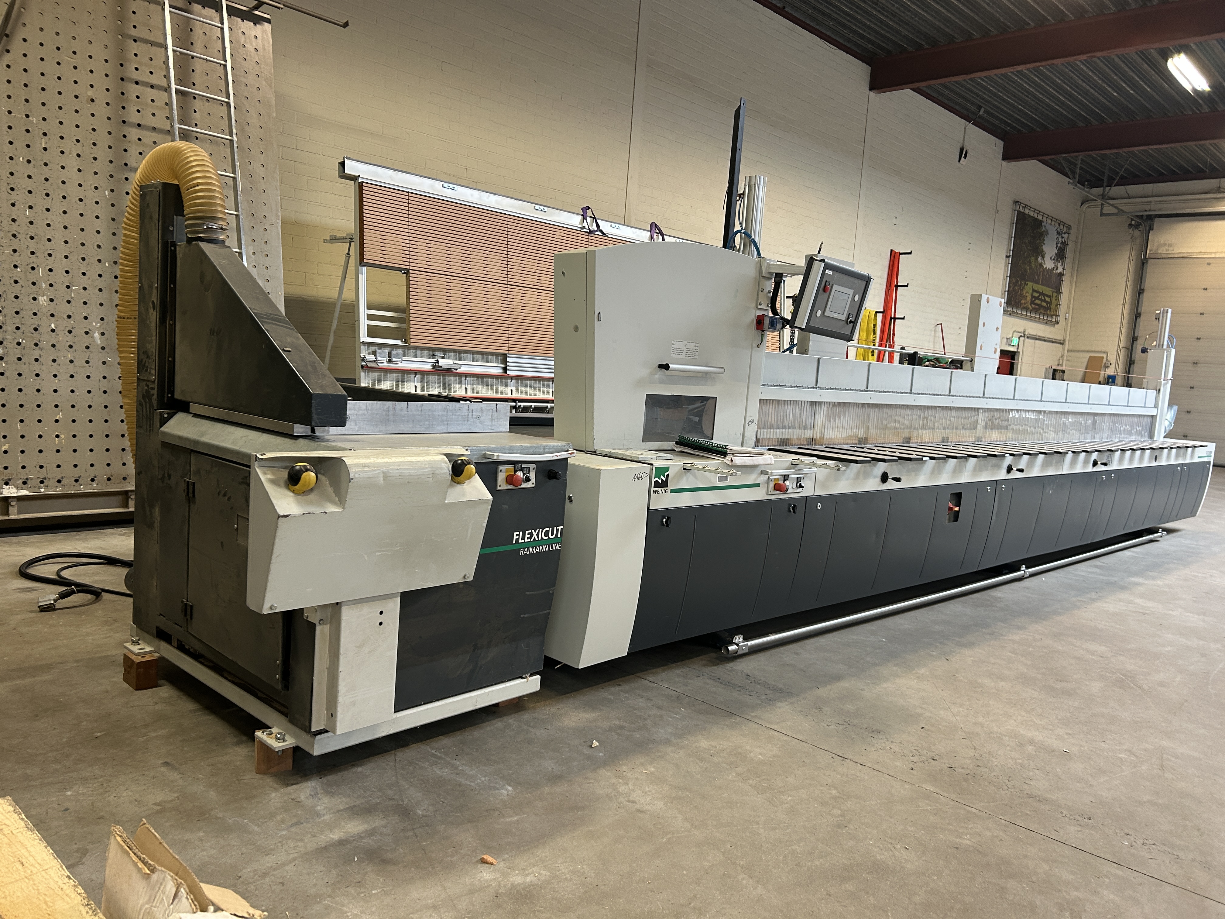 Weinig Raimann Flexirip 6200 gebruikte langszaag & Flexicut afkortzaag