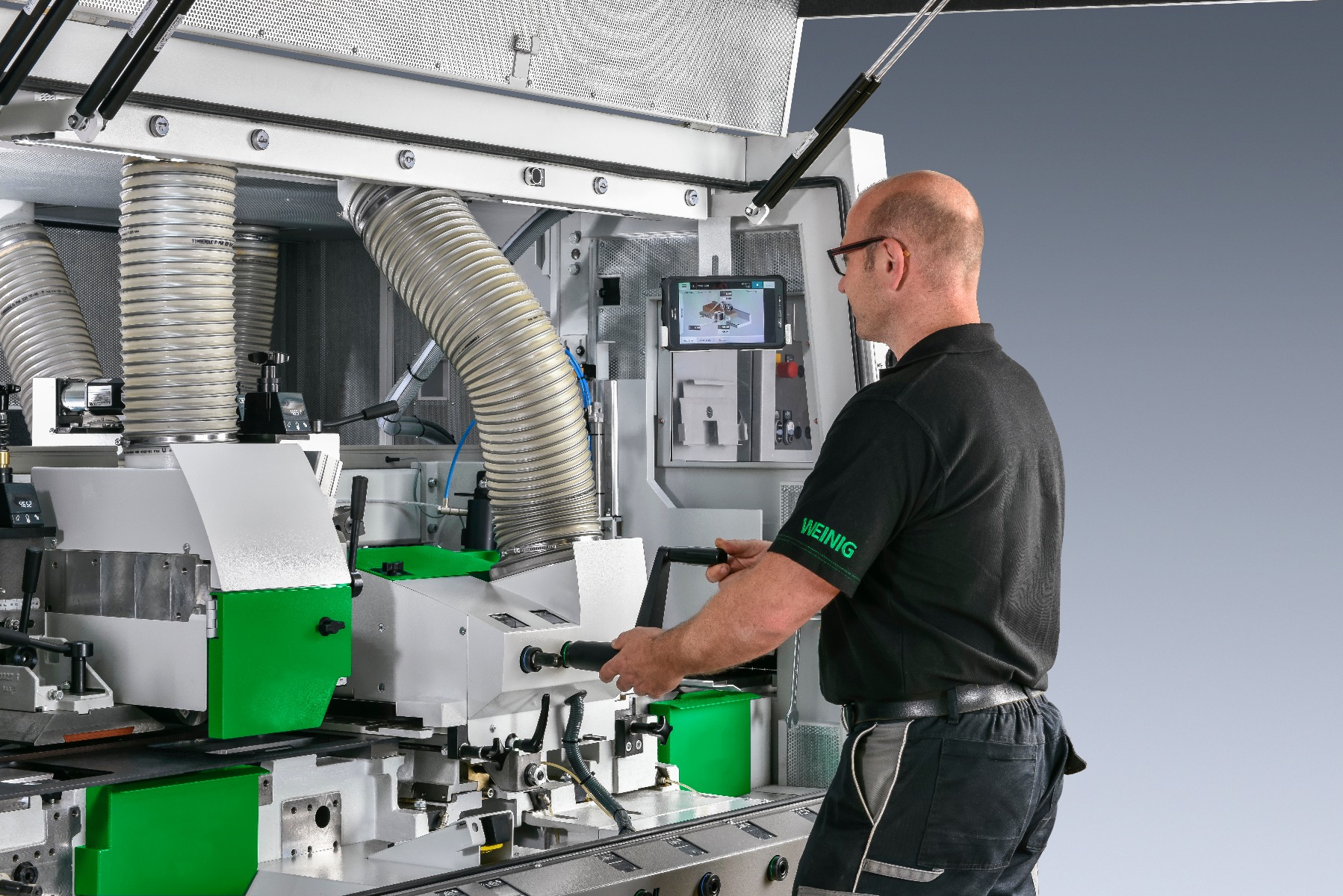 Weinig Powermat 1500 Vierzijdige schaaf- en profileermachine Weinig Powermat 1500 Vierzijdige schaaf- en profileermachine