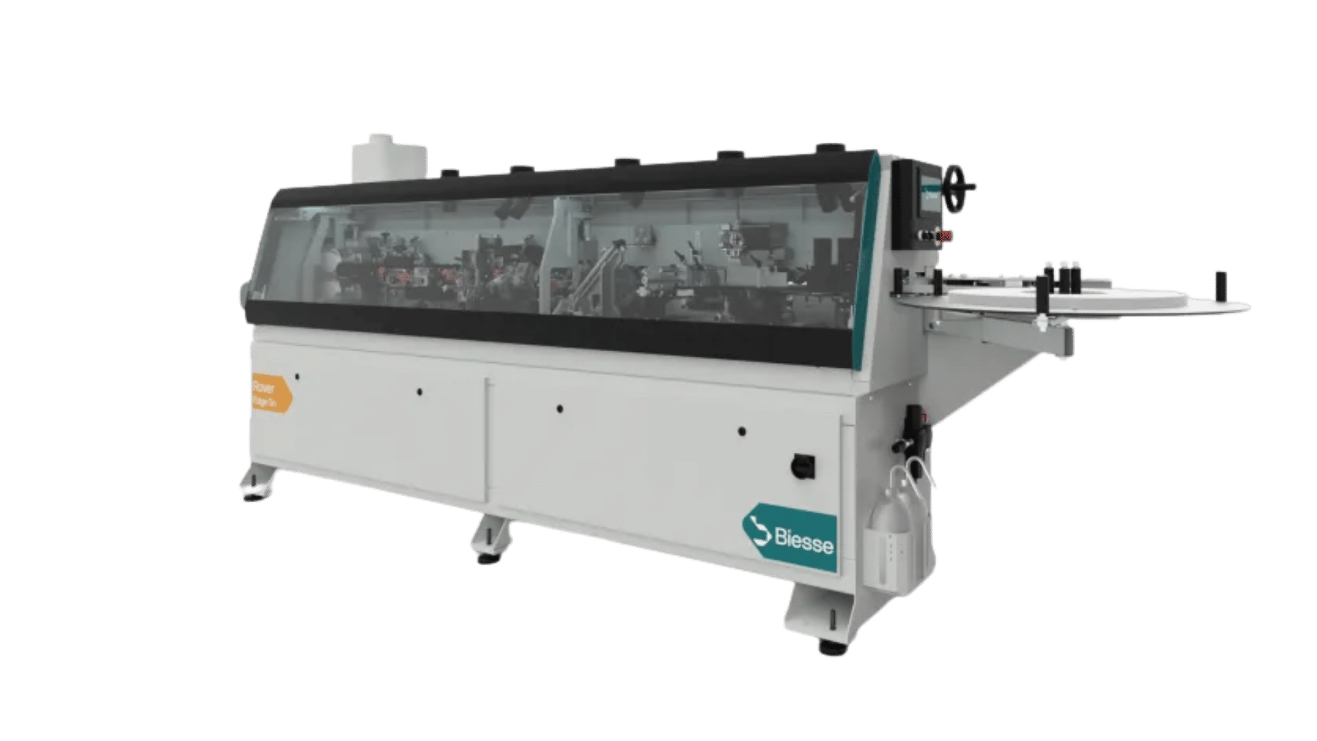 Draagbare Kantenaanlijmmachine Voor Hout – 1100W, Voor Rechte En Gebogen Randen, Snelheid 0-6 M/min, Dubbelzijdig Lijmen, Geschikt Voor PVC, Hout En Meer
